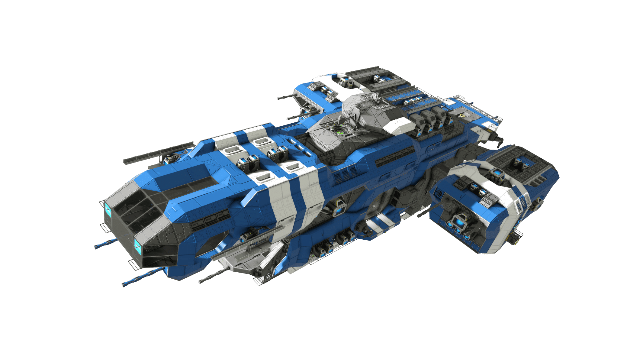 Space Engineers Blue Ship