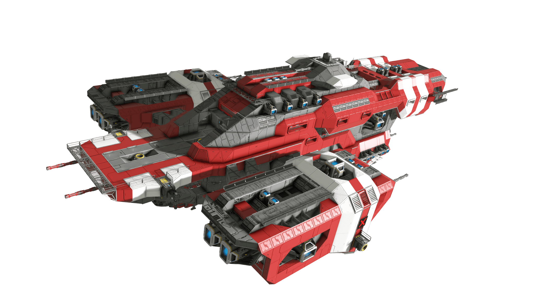 Space Engineers Red Ship